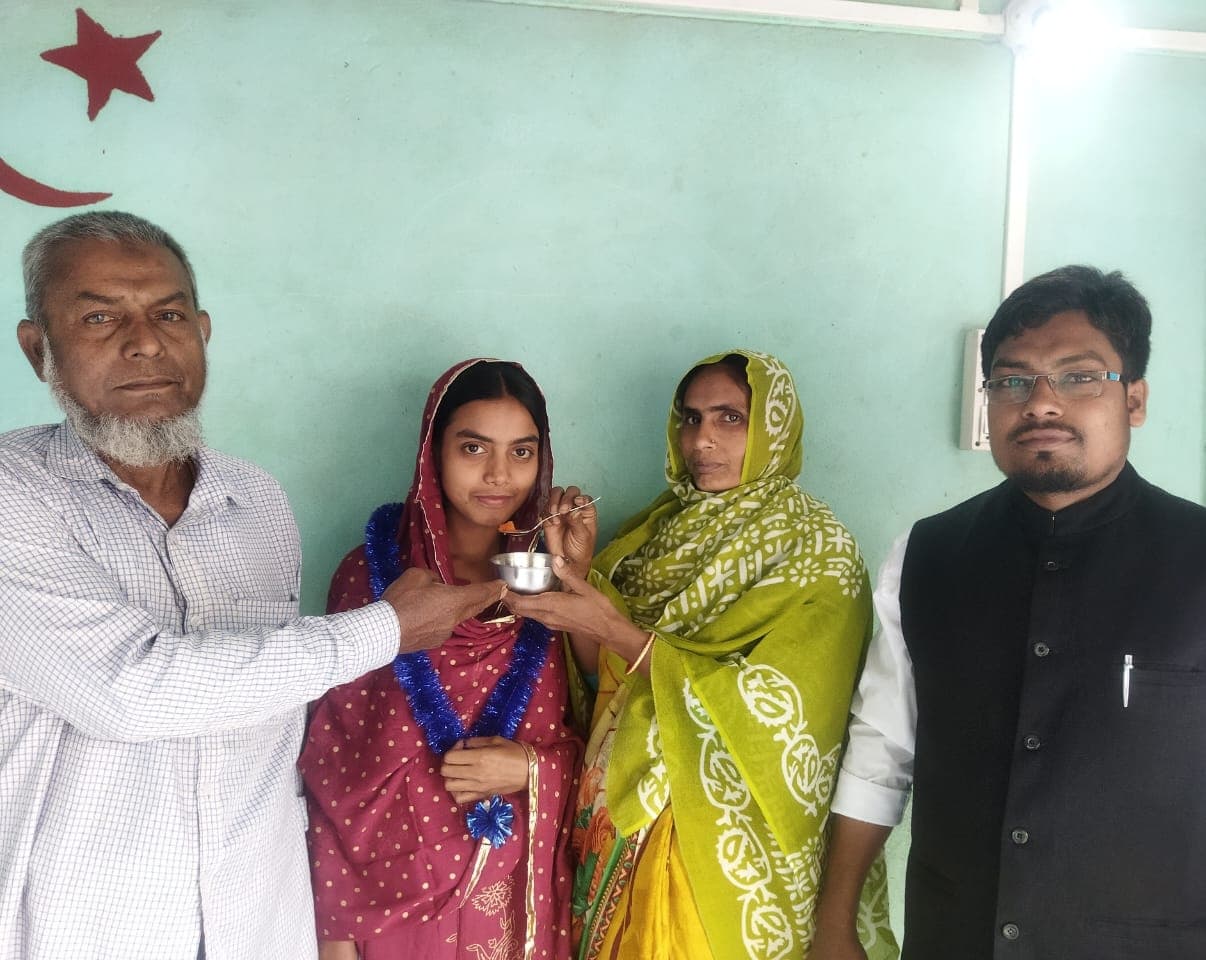 अल्पसंख्यक आवासीय विद्यालय किशनगंज में छात्रा चयनित