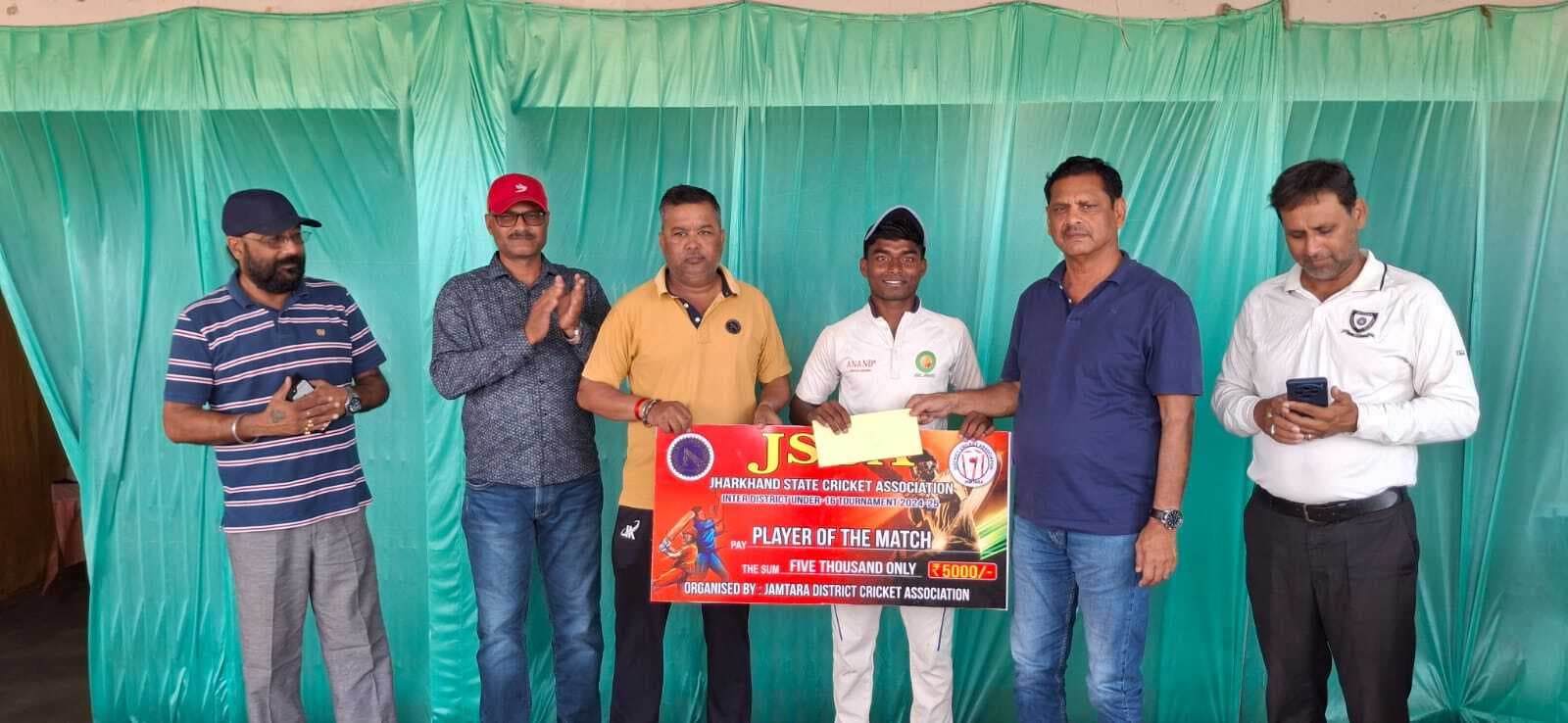 गोड्डा को 10 विकेट से हराकर धनबाद ने जीता मैच