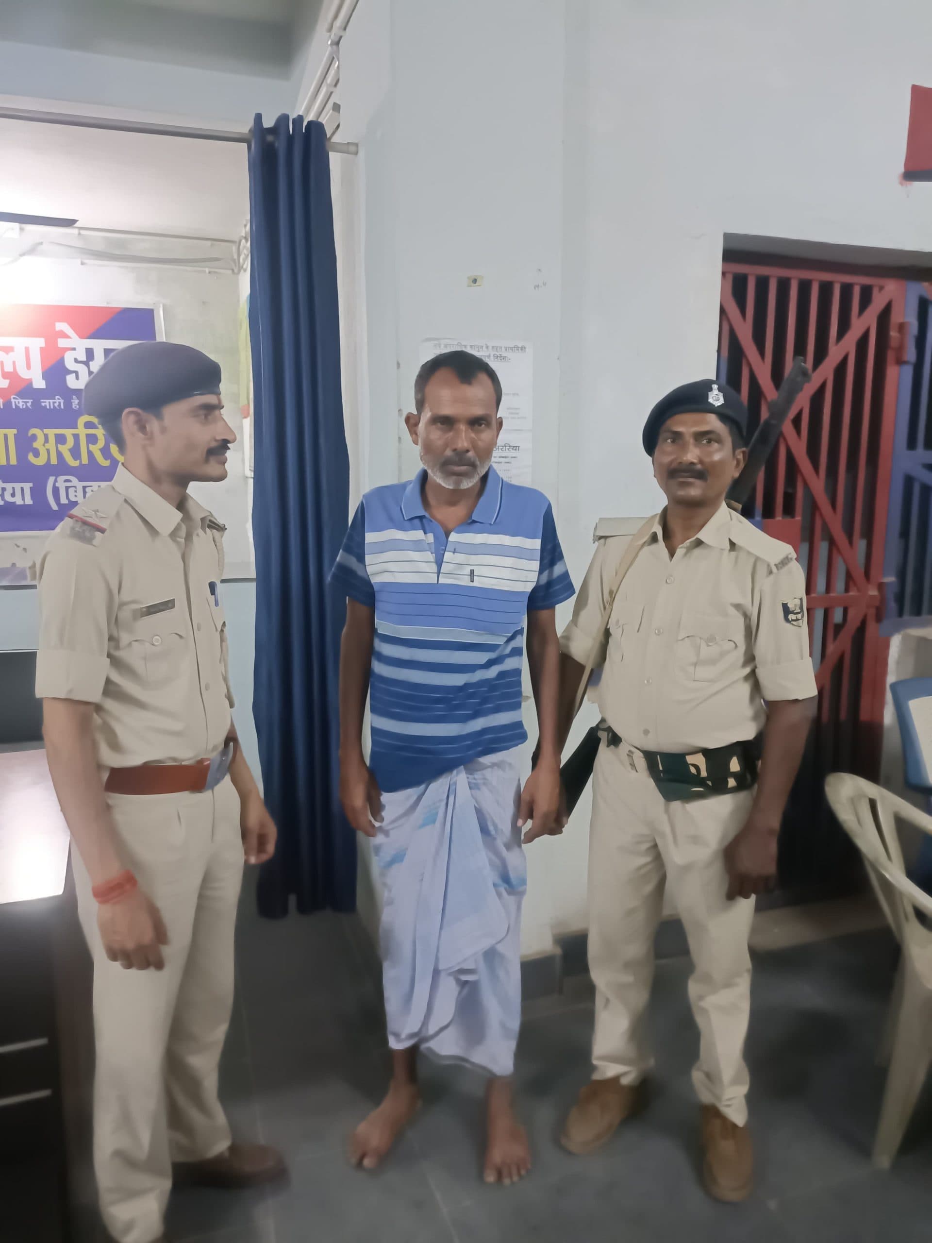 दुष्कर्म का आरोपित गिरफ्तार