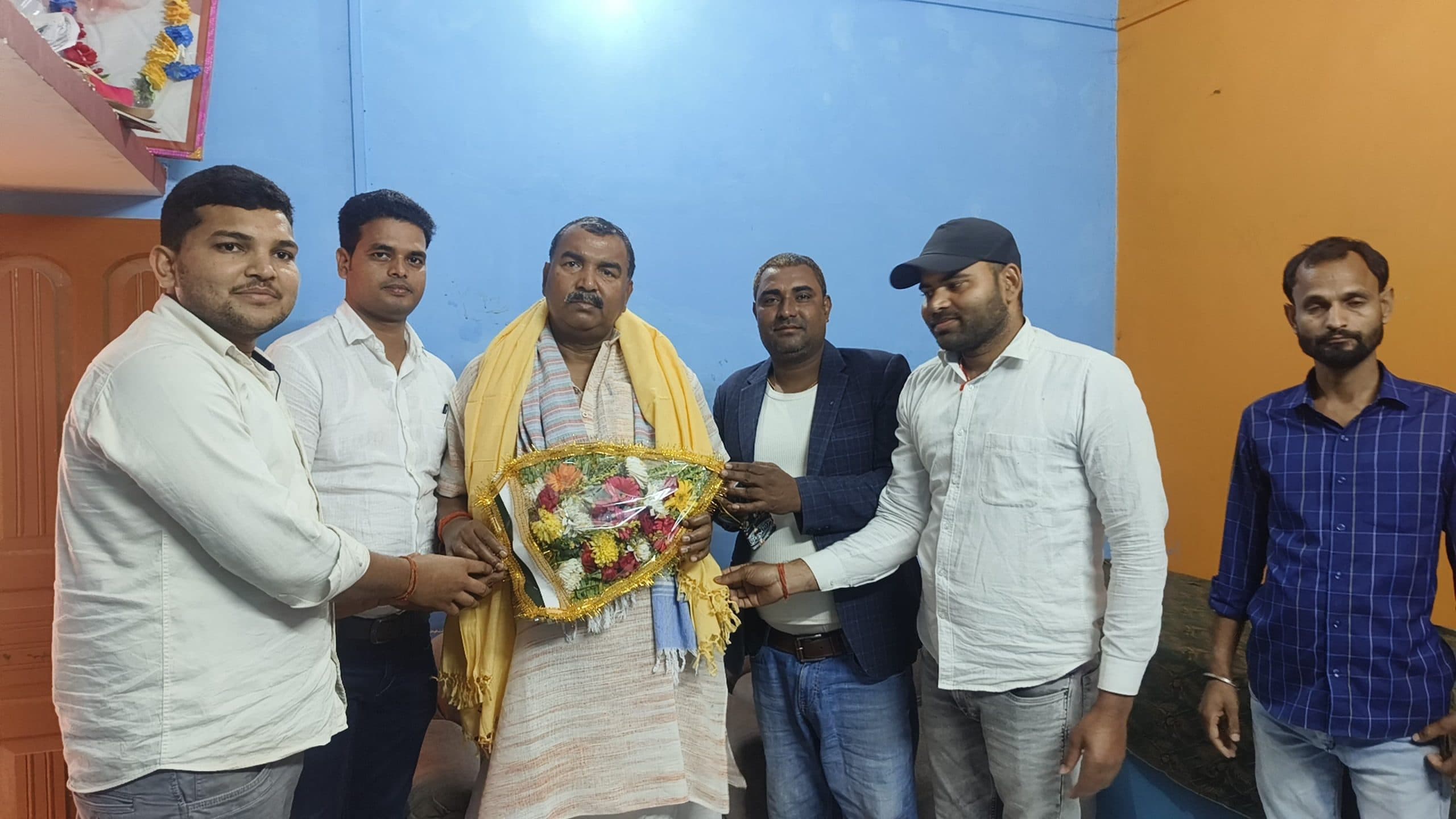 मंत्री का भाजपा कार्यकर्ताओं ने किया स्वागत