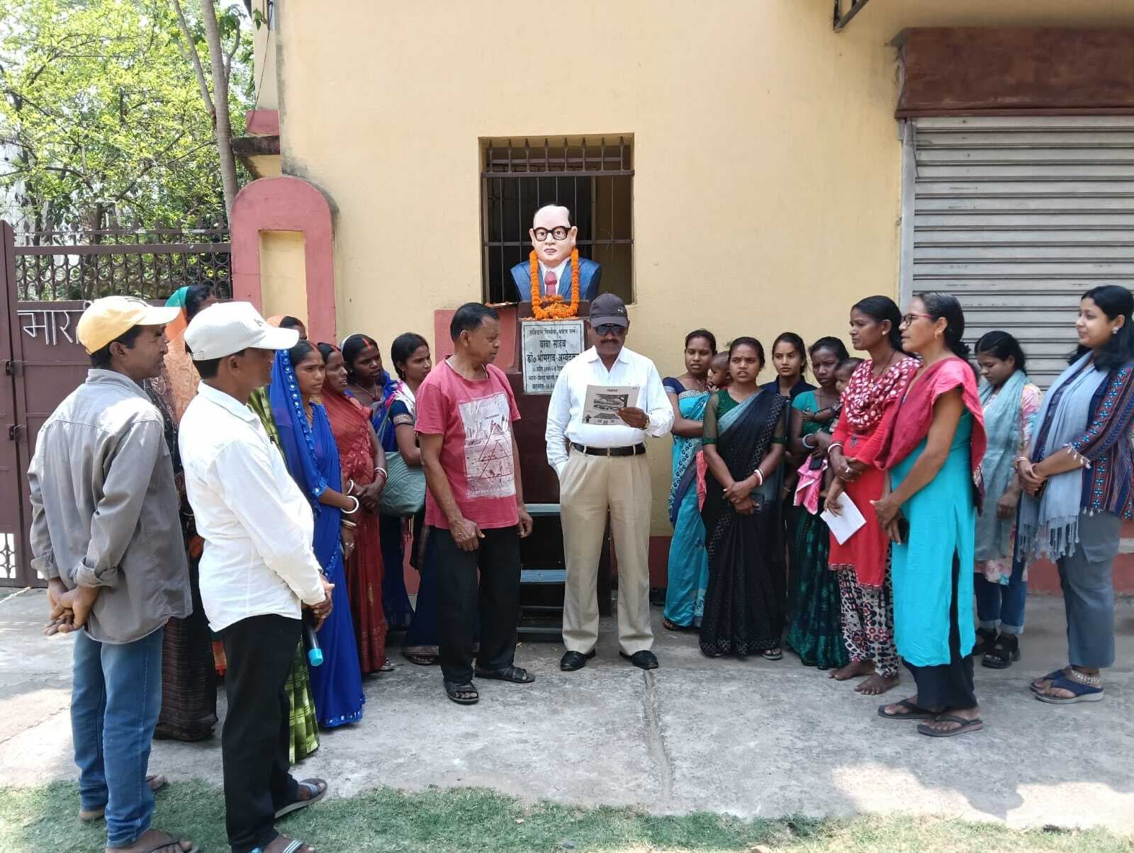 प्रेरणा भारती ने मनायी बाबा साहेब की जयंती