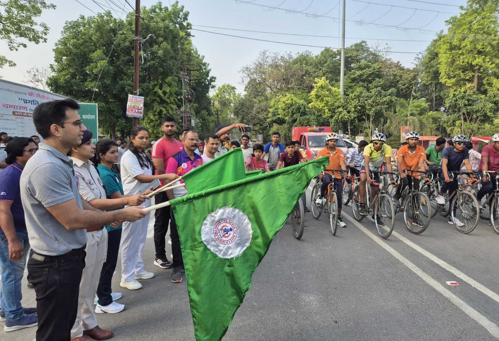 Motihari : जागरूकता लाने के लिए निकली साइक्लोथॉन