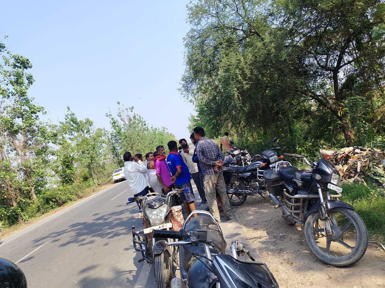 Motihari: चार दिन से  लापता युवक का एनएच किनारे से मिला शव