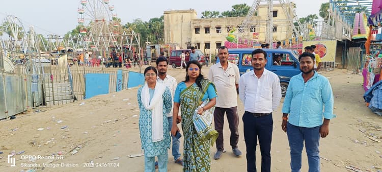 कार्यपालक पदाधिकारी ने यज्ञस्थल का निरीक्षण कर सफाई-व्यवस्था का लिया जायजा, दिया