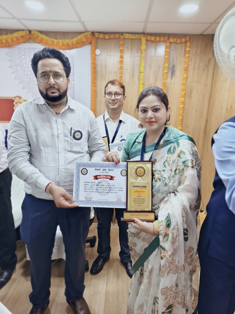 गुणवत्तापूर्ण शिक्षा के क्षेत्र में उत्कृष्ट योगदान के लिए वंदना हुई सम्मानित