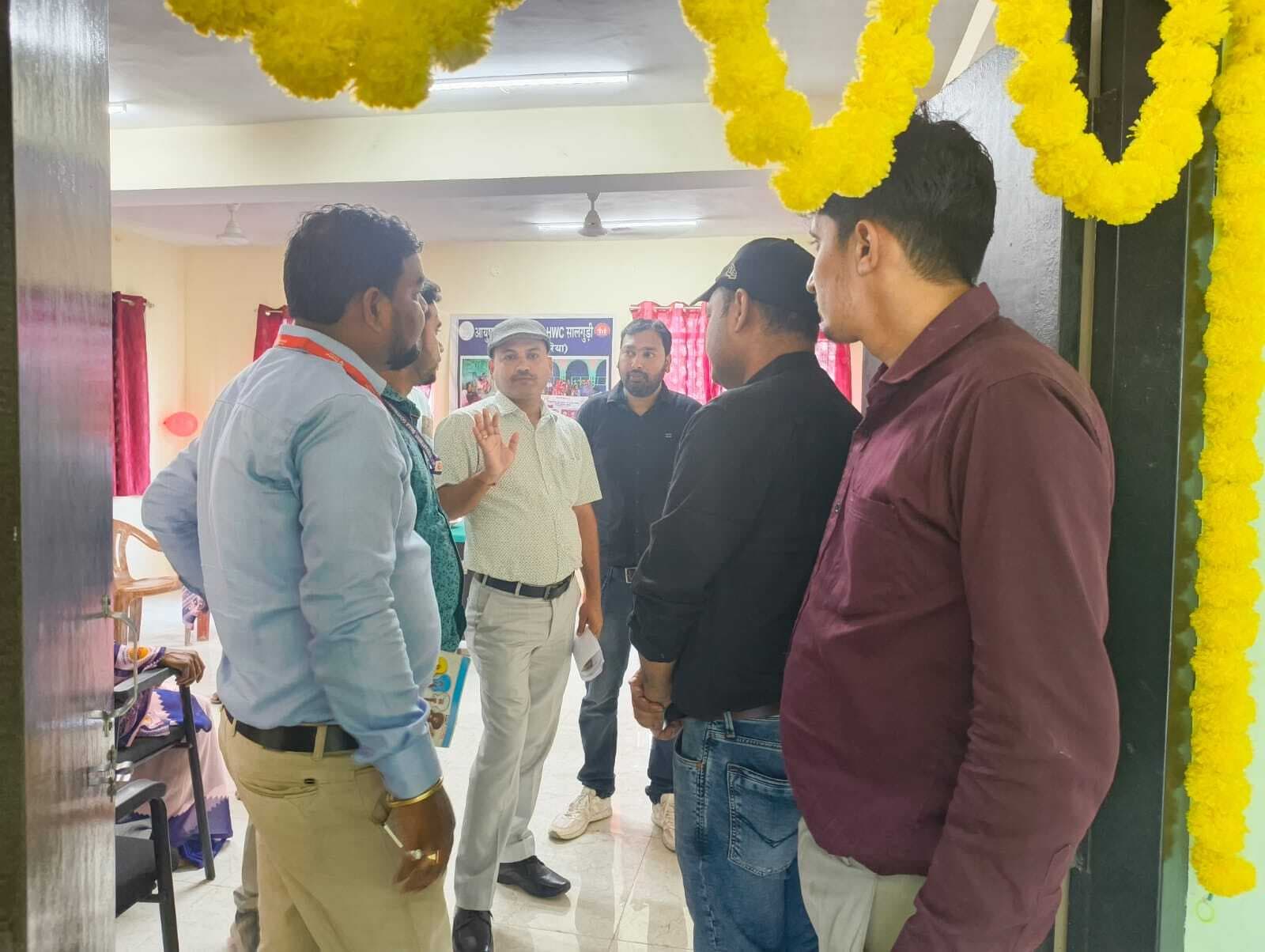 एनक्वास टीम ने की स्वास्थ्य सुविधाओं की जांच