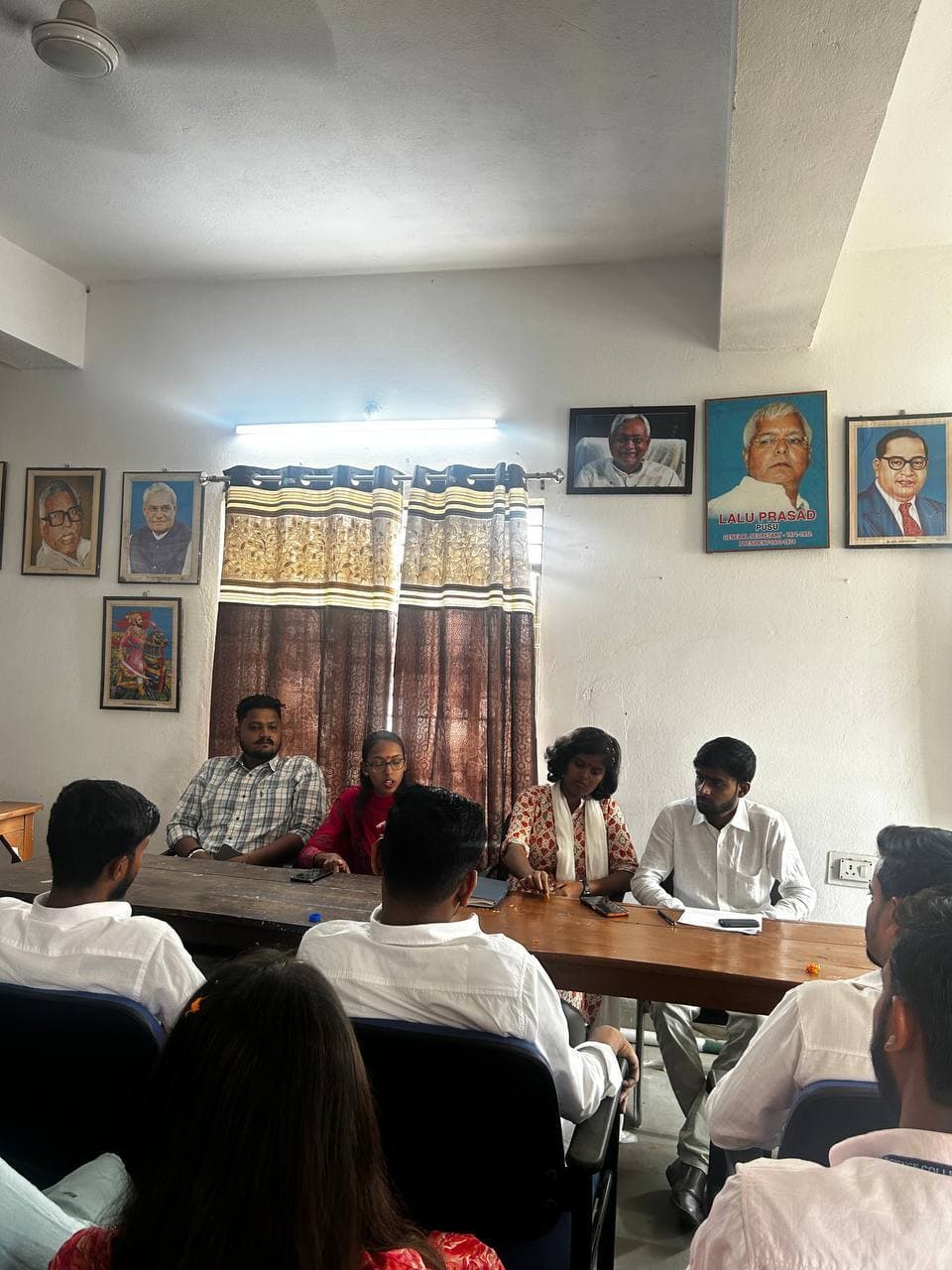 पीयू छात्र संघ के नवनिर्वाचित पदाधिकारियों ने संभाला कार्यभार