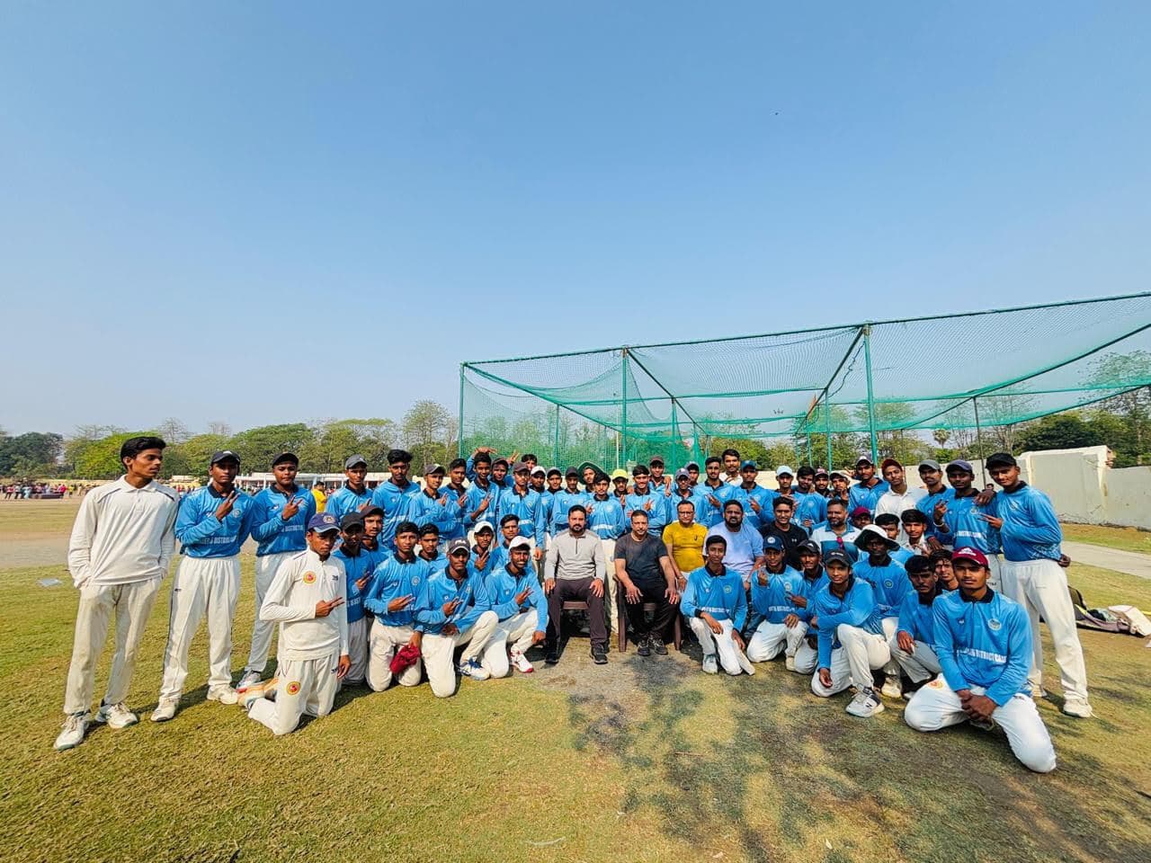 अंडर-16 क्रिकेट खिलाड़ियों ने विशेष कैंप में बहाया पसीना