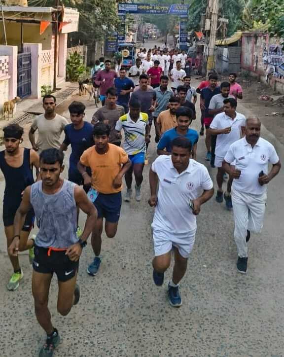 Marathon race in Samastipur:आग से बचाव के लिए किया गया जागरूक