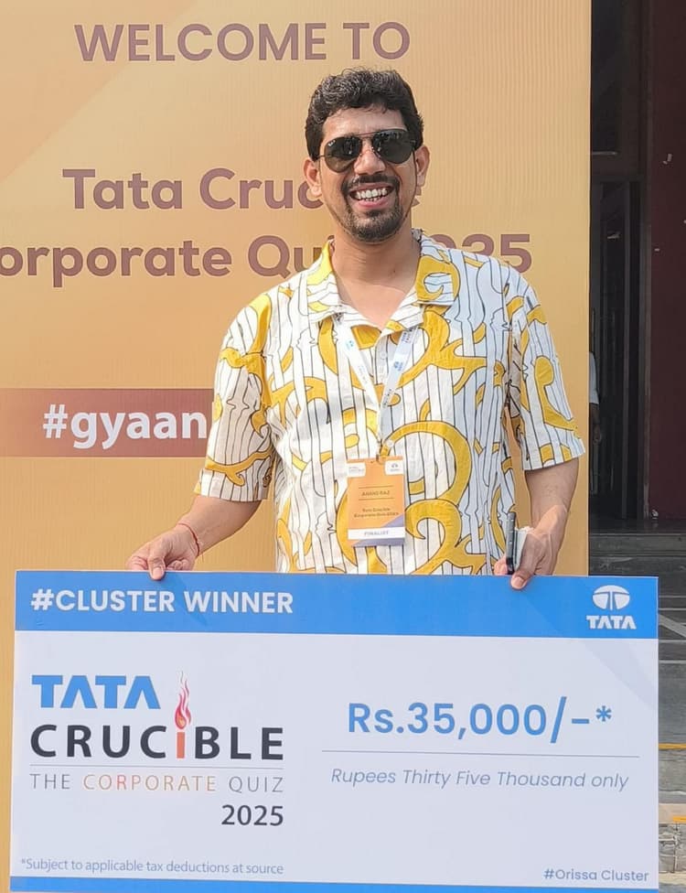 Bokaro News : बीएसएल के आनंद राज ने टाटा क्रूसिबल कॉर्पोरेट क्विज के सेमीफाइनल में बनायी जगह