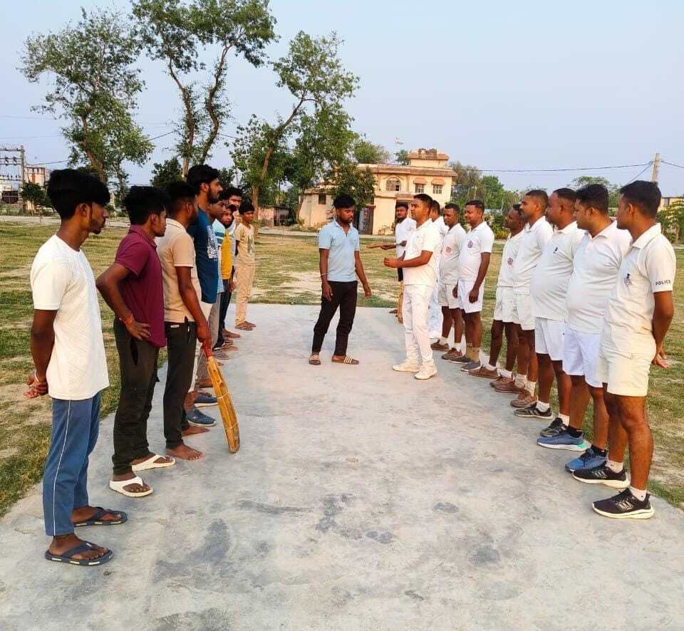 Bhagalpur news अग्निशमन सुरक्षा सप्ताह पर मित्रता क्रिकेट मैच