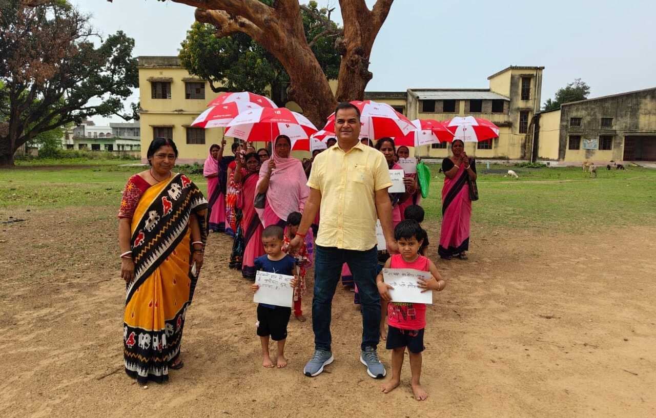 पोषण पखवारा के तहत निकली जागरुकता रैली