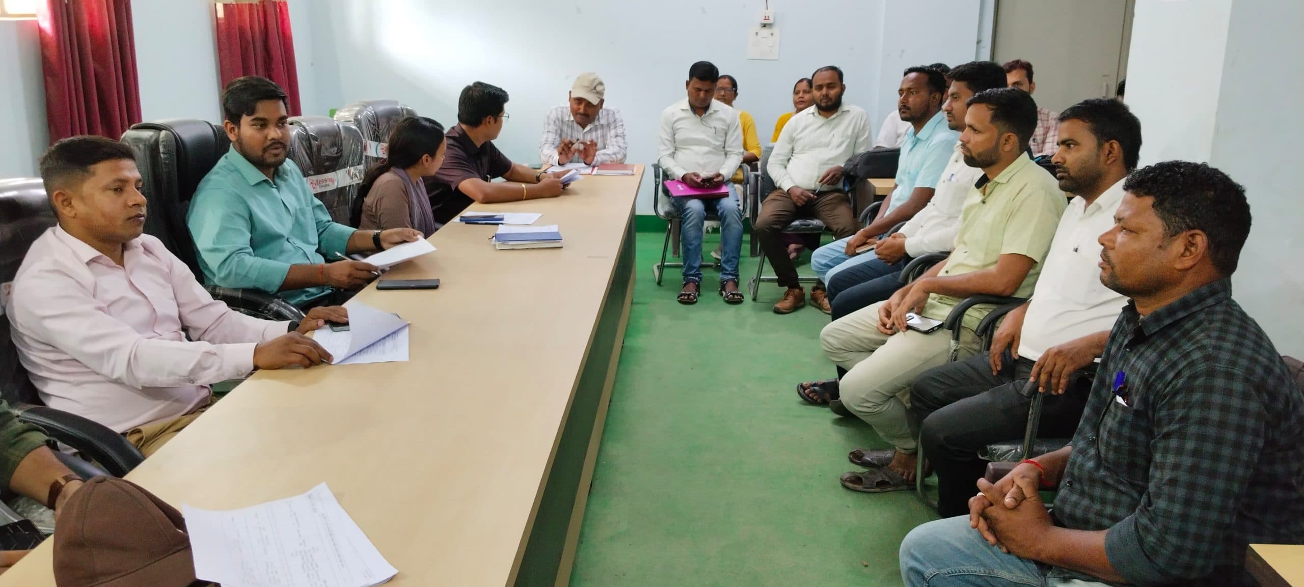 विशेष विकास शिविर आयोजन को लेकर बैठक में विस्तार पूर्वक चर्चा की गयी