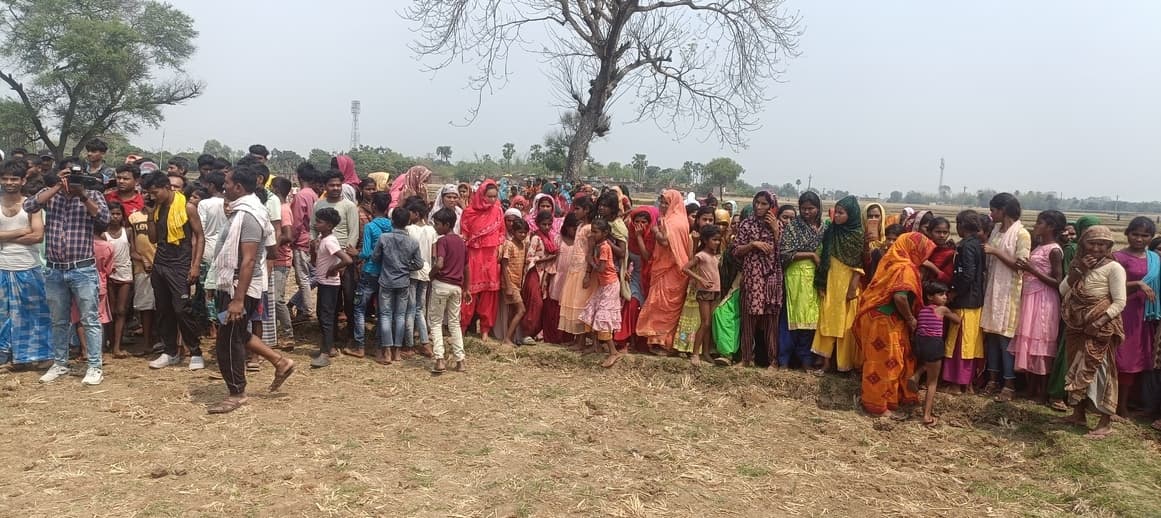 अमरपुर गांव के बहियार से महिला का शव बरामद