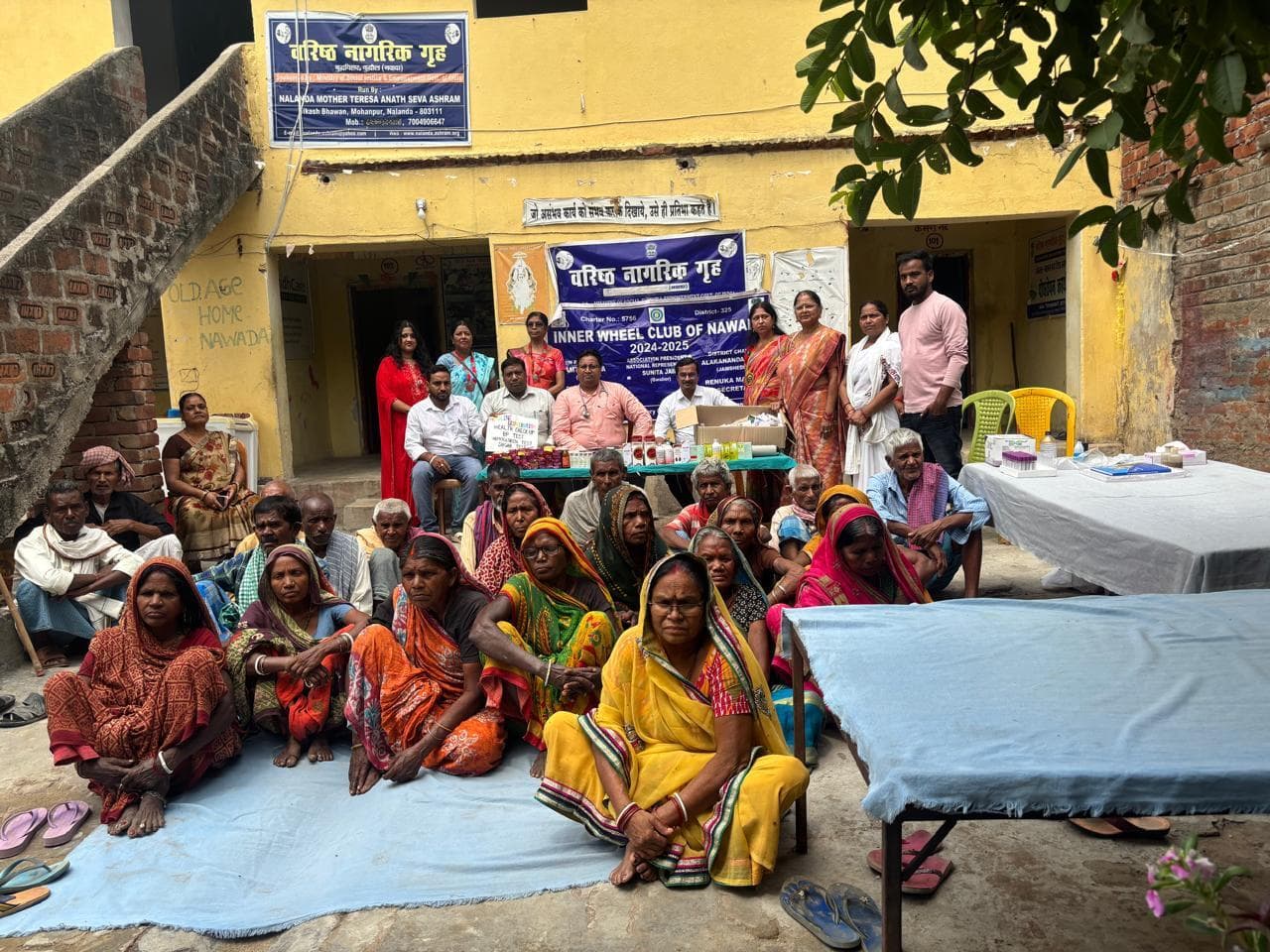 इनर व्हील के सौजन्य से लगा चिकित्सा शिविर