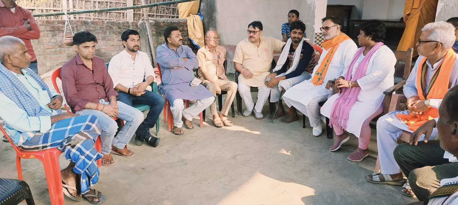 गला काटकर निर्मम हत्या मामले में भामाशाह विचार मंच के प्रदेश अध्यक्ष सह भाजपा नेता पहुंचे गोलमा, परिजनों से मिलकर ली जानकारी