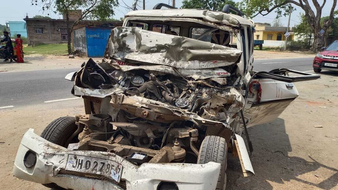 लीड ओके: दुखद. एनएच 522 पर टाटीझरिया के लाइन होटल चौक पर दर्दनाक हादसा