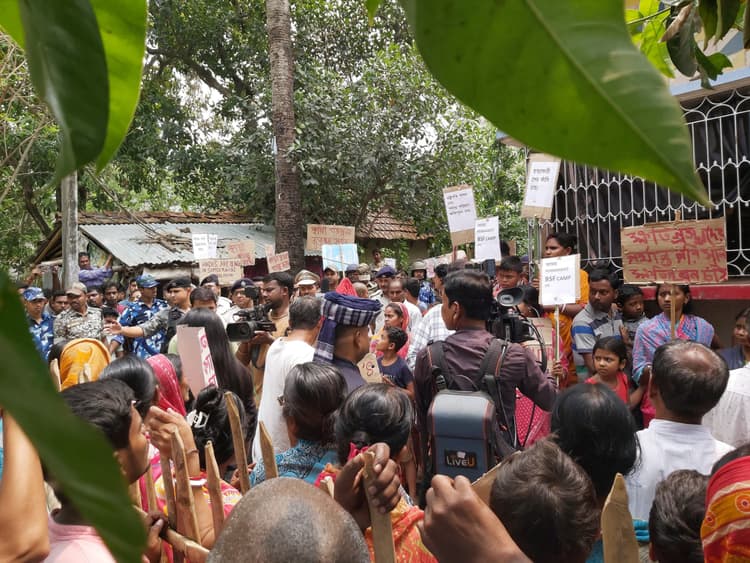 बंगाल के राज्यपाल ने हिंसा प्रभावित इलाके का किया दौरा