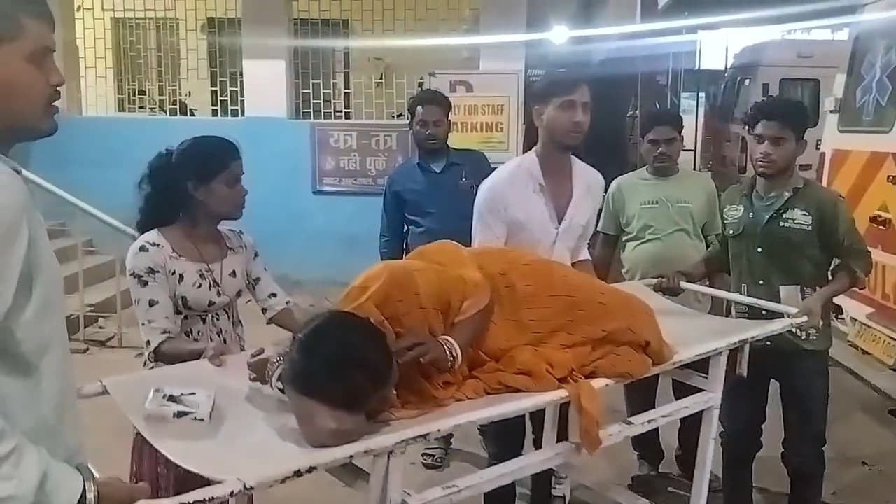 हर्ष फायरिंग में चली गोली, एक महिला घायल