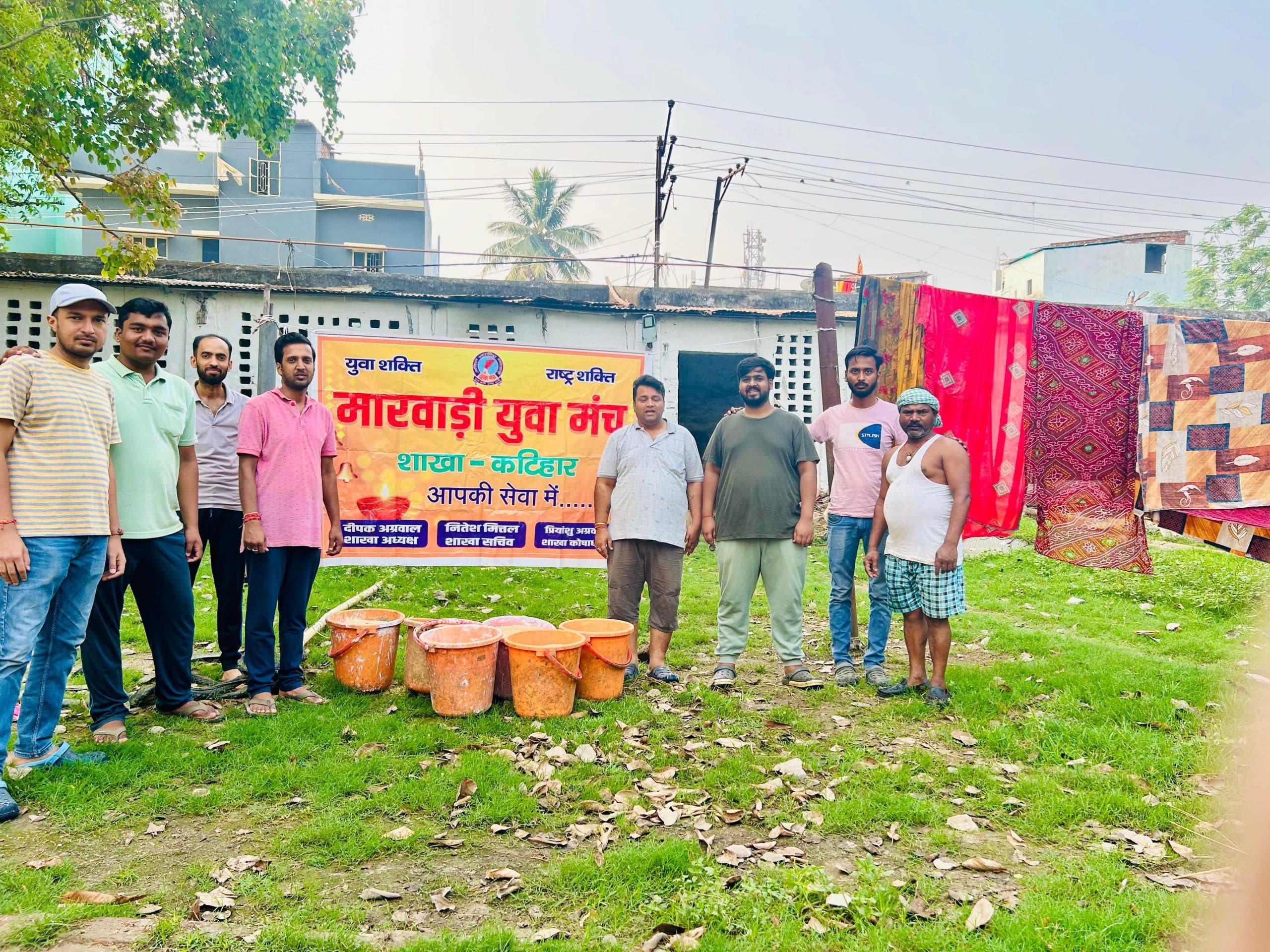 मारवाड़ी युवा मंच ने चलाया गौ सेवा अभियान