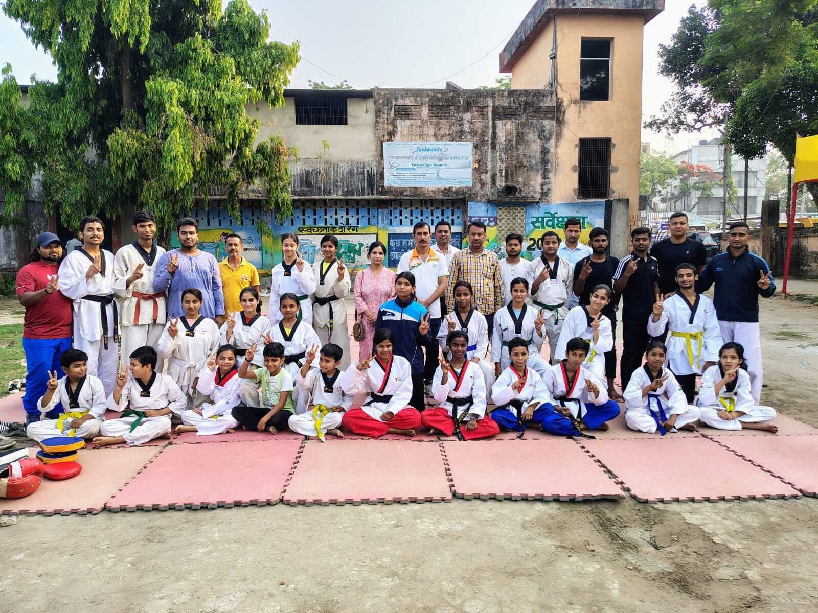 राज्य स्तरीय ताइक्वांडो प्रतियोगिता के लिए टीम का चयन