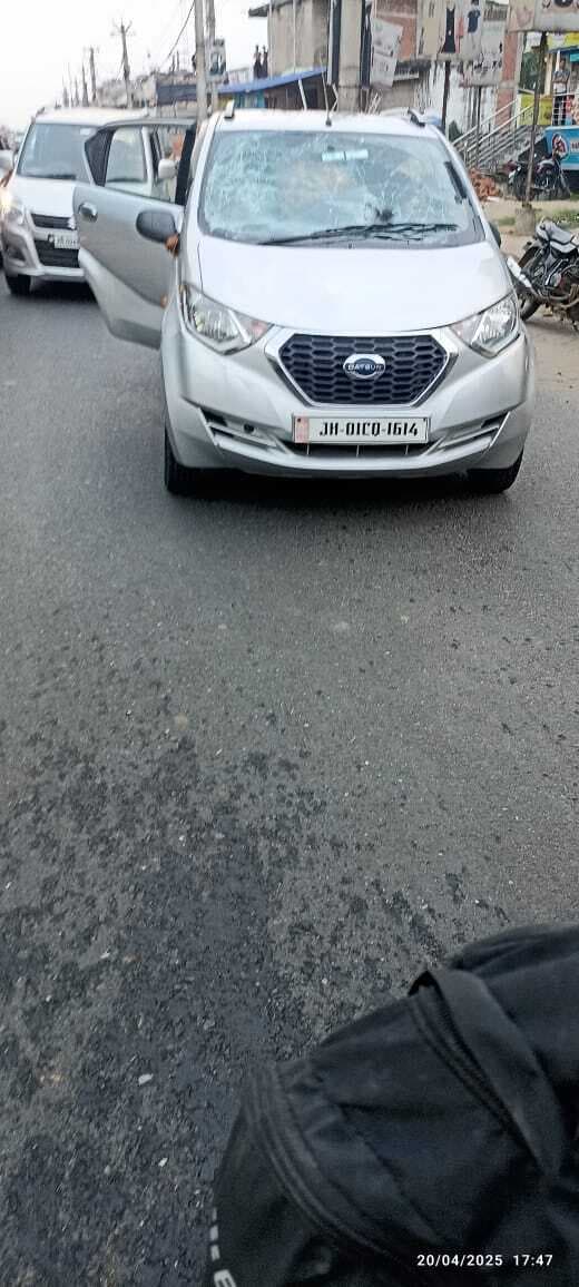 Ranchi News : अनियंत्रित कार ने तीन साध्वियों को मारी ठोकर, एक गंभीर