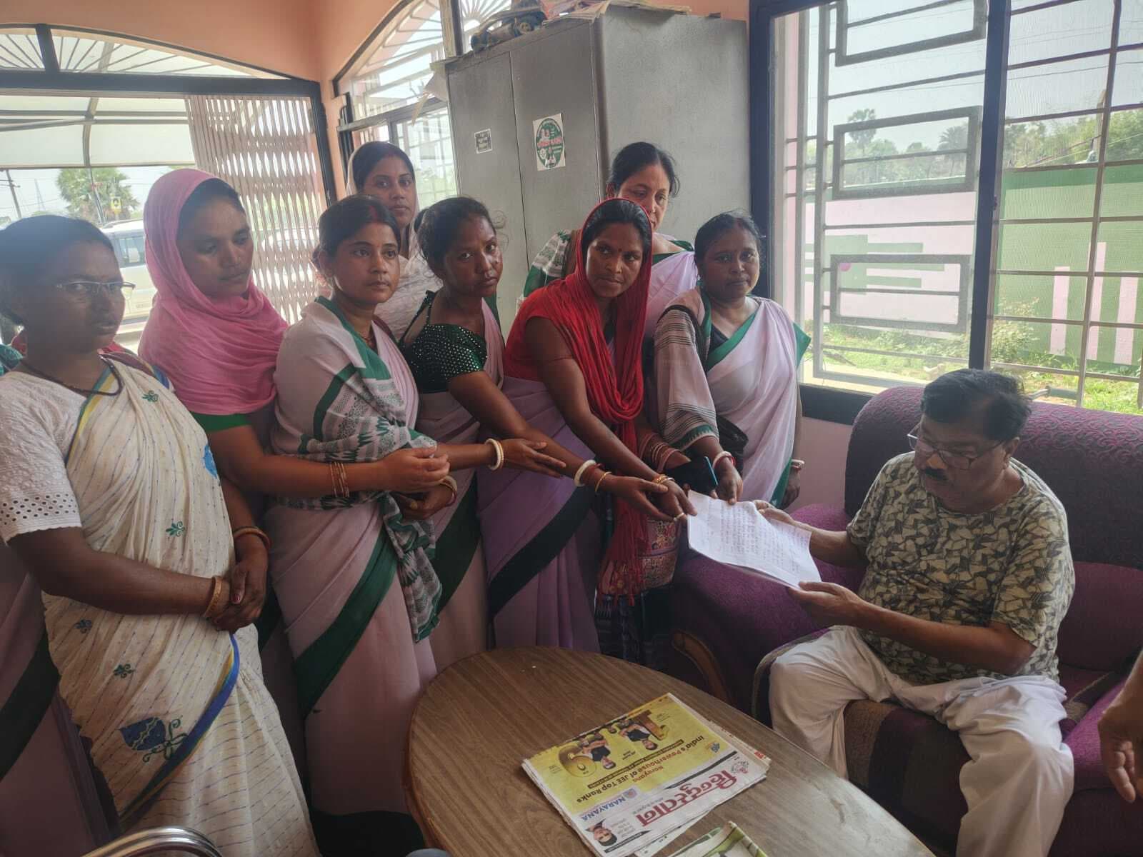 सहियाओं ने प्रोत्साहन राशि भुगतान के लिए सौंपा मांग-पत्र