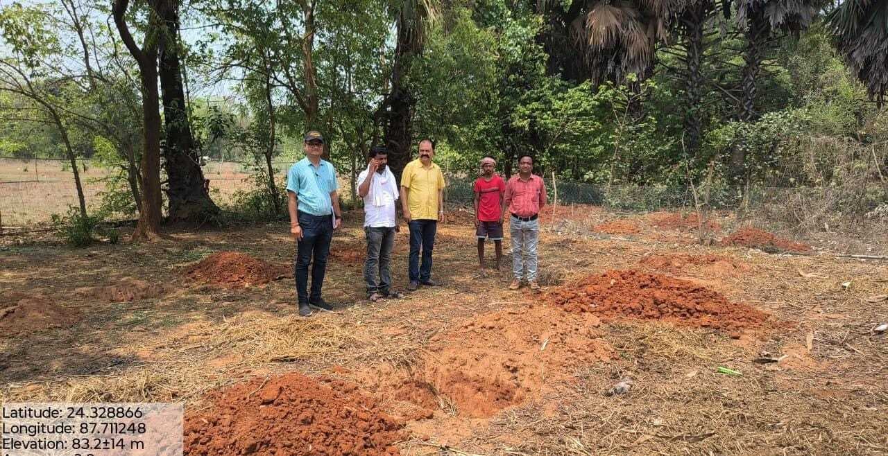 बीडीओ ने बिरसा हरित ग्राम योजना का किया निरीक्षण