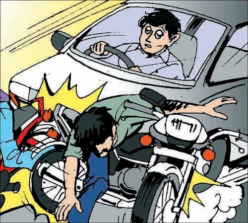 Deoghar news : बारात जा रहे बाइक सवार को वाहन ने मारा धक्का, युवक की मौत, दोस्त बुरी तरह घायल