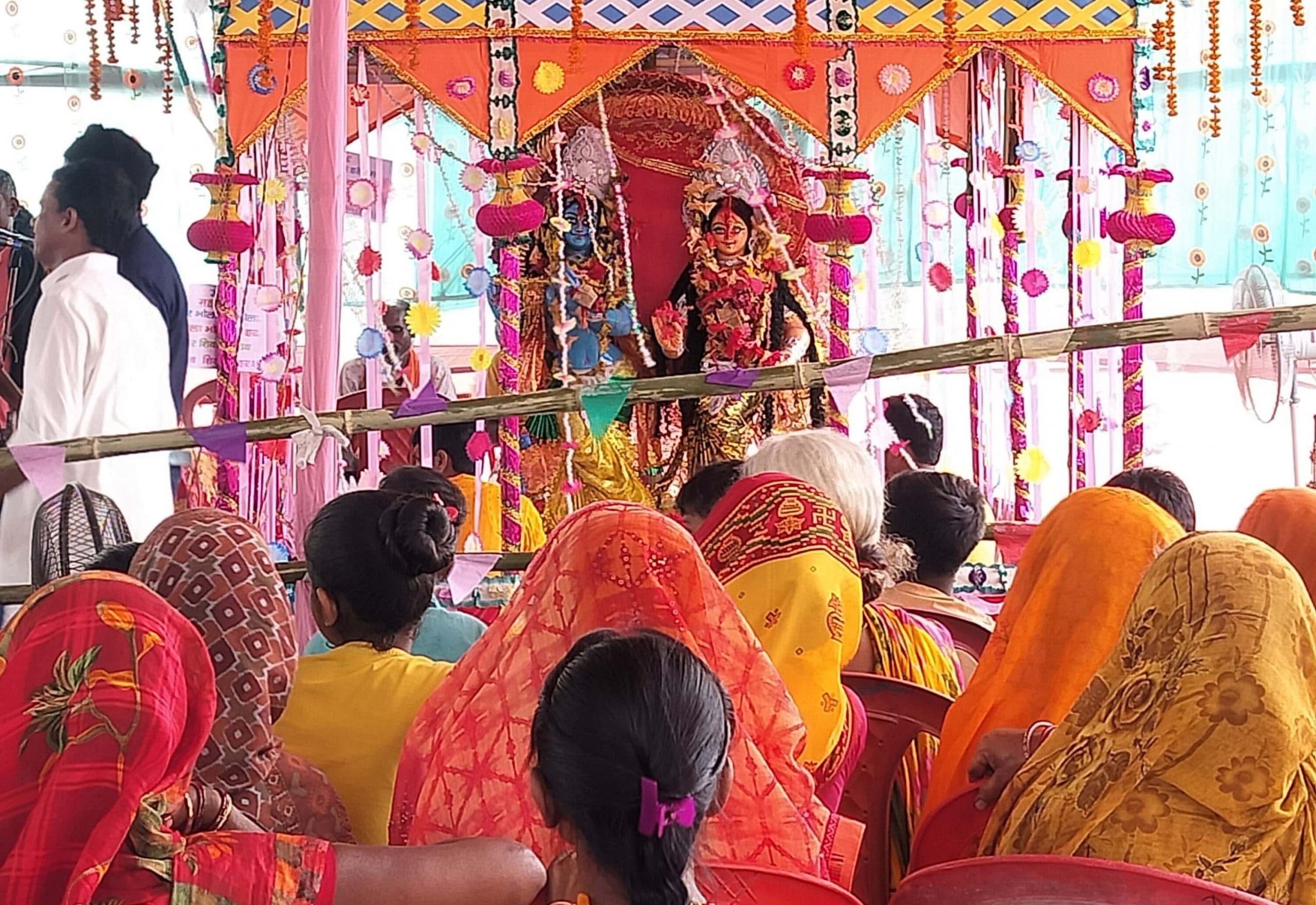 संकीर्तन में भजन व  झांकियों से श्रद्धालु हुए अभिभूत