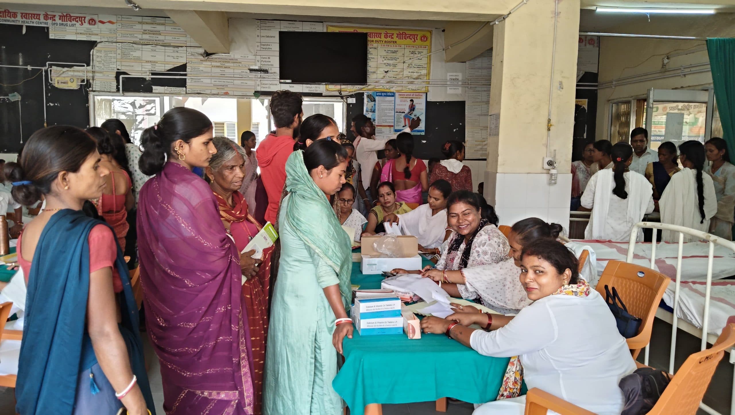 शिविर आयोजित कर 68 गर्भवती महिलाओं की हुई जांच