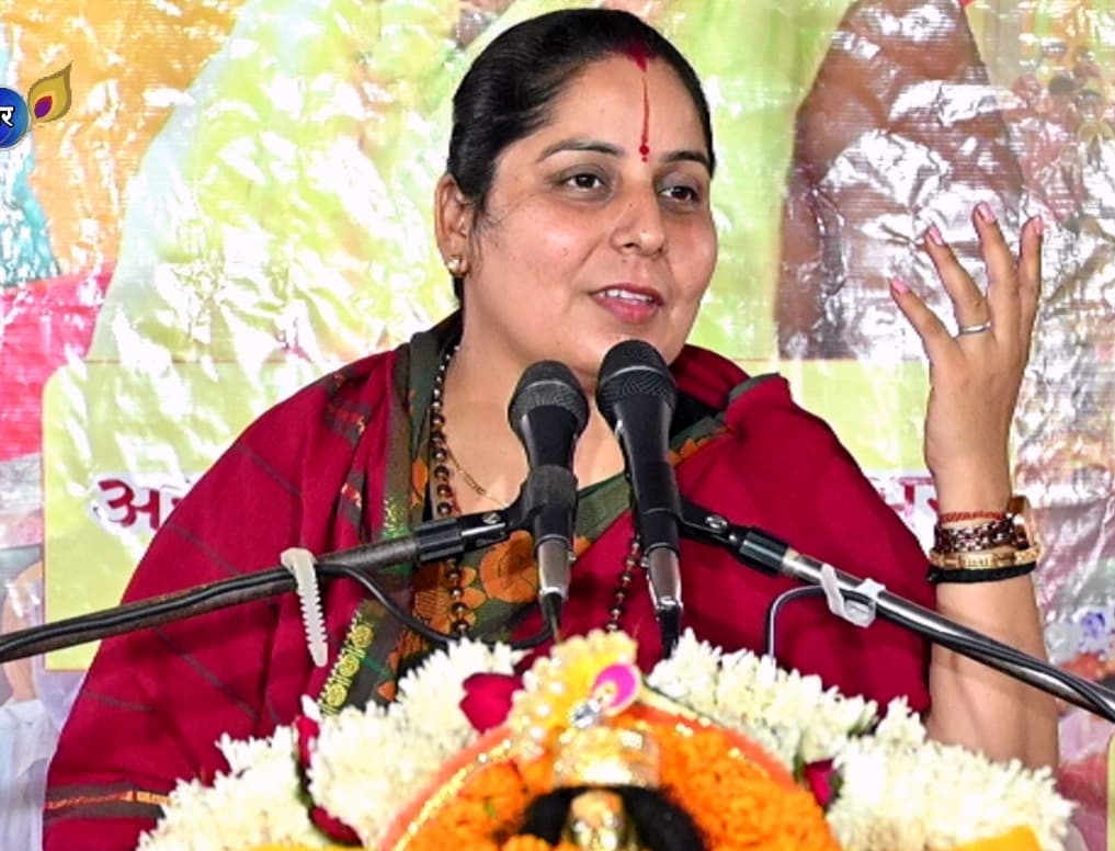 मन को शांति देने वाली है भागवत अमृतवाणी : भक्ति किरण शास्त्री, भोरे में सात दिवसीय भागवत परायण का हुआ शुभारंभ