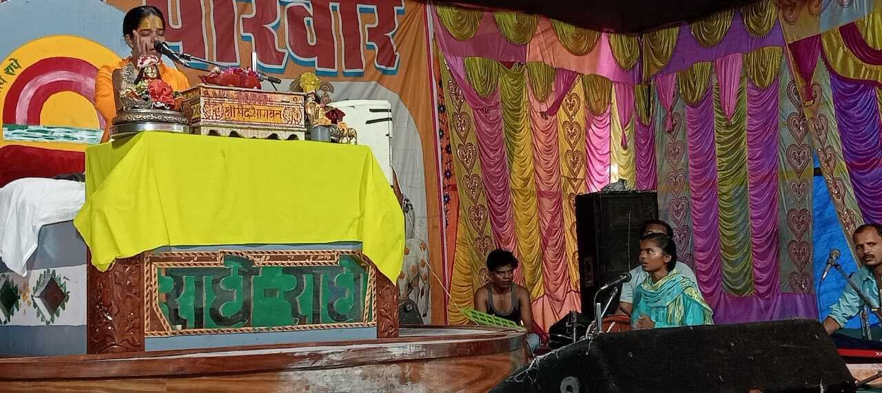 भागवत कथा से क्षेत्र का माहौल हुआ भक्तिमय