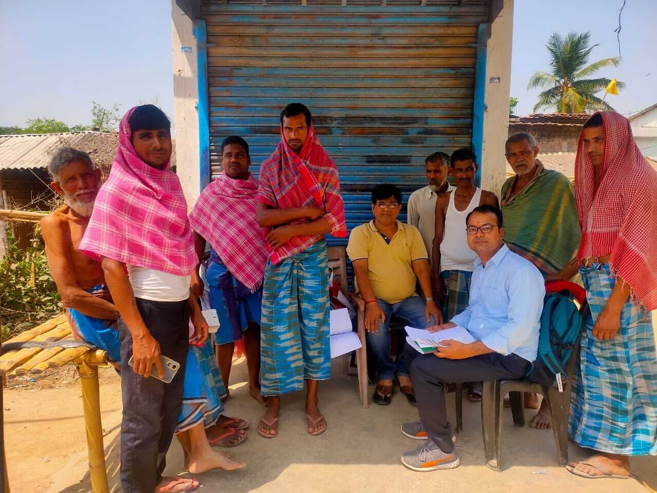 प्रधानमंत्री किसान सम्मान निधि योजना के लाभार्थियों का ई-केवाईसी शिविर का आयोजन