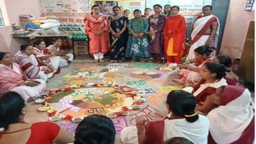 पोषण पखवाड़ा के तहत कार्यक्रम का किया गया आयोजन