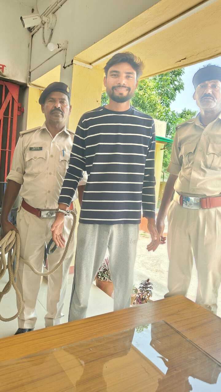 सरकारी कार्य में बाधा पहुंचाने वाला एक आरोपित गिरफ्तार