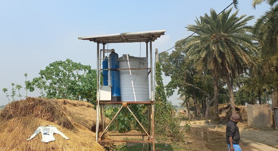 जीताचक में चार साल से खराब है जलमीनार, बढ़ा पेयजल संकट