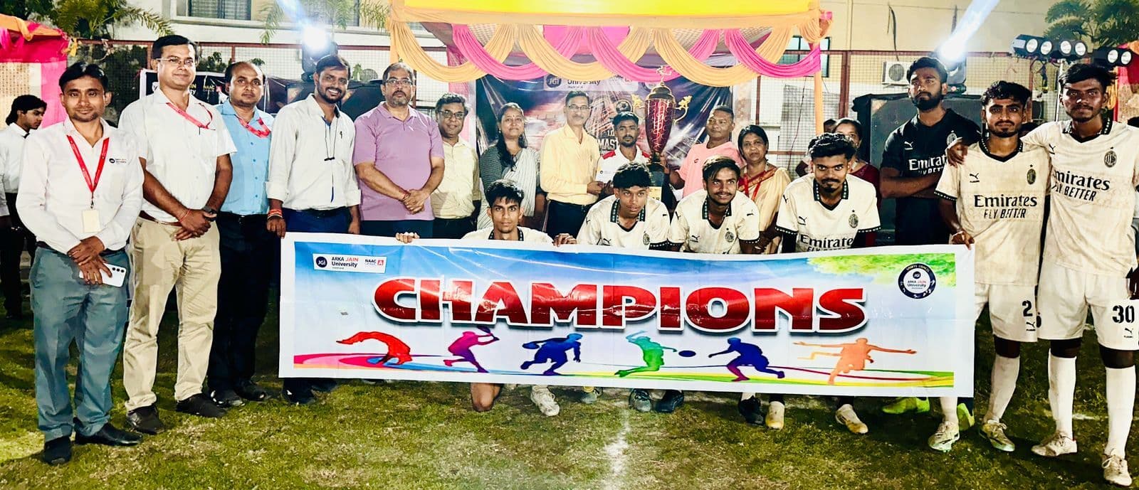 Futsal league Arka jain university: अरका जैन ने जीता फुटसल लीग का खिताब