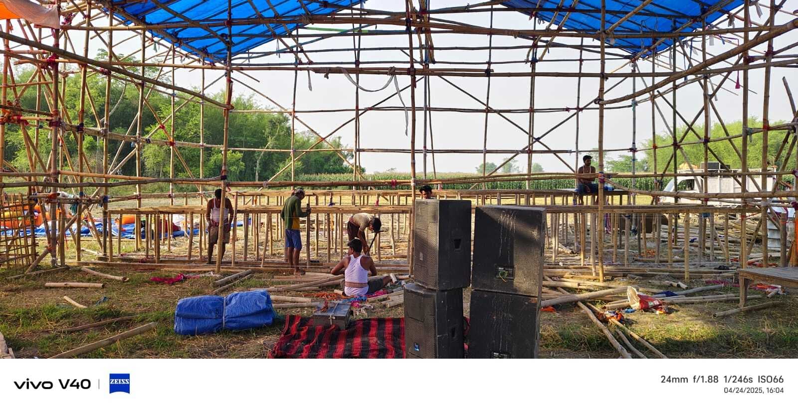 संतमत सत्संग अधिवेशन की तैयारी जोरों पर