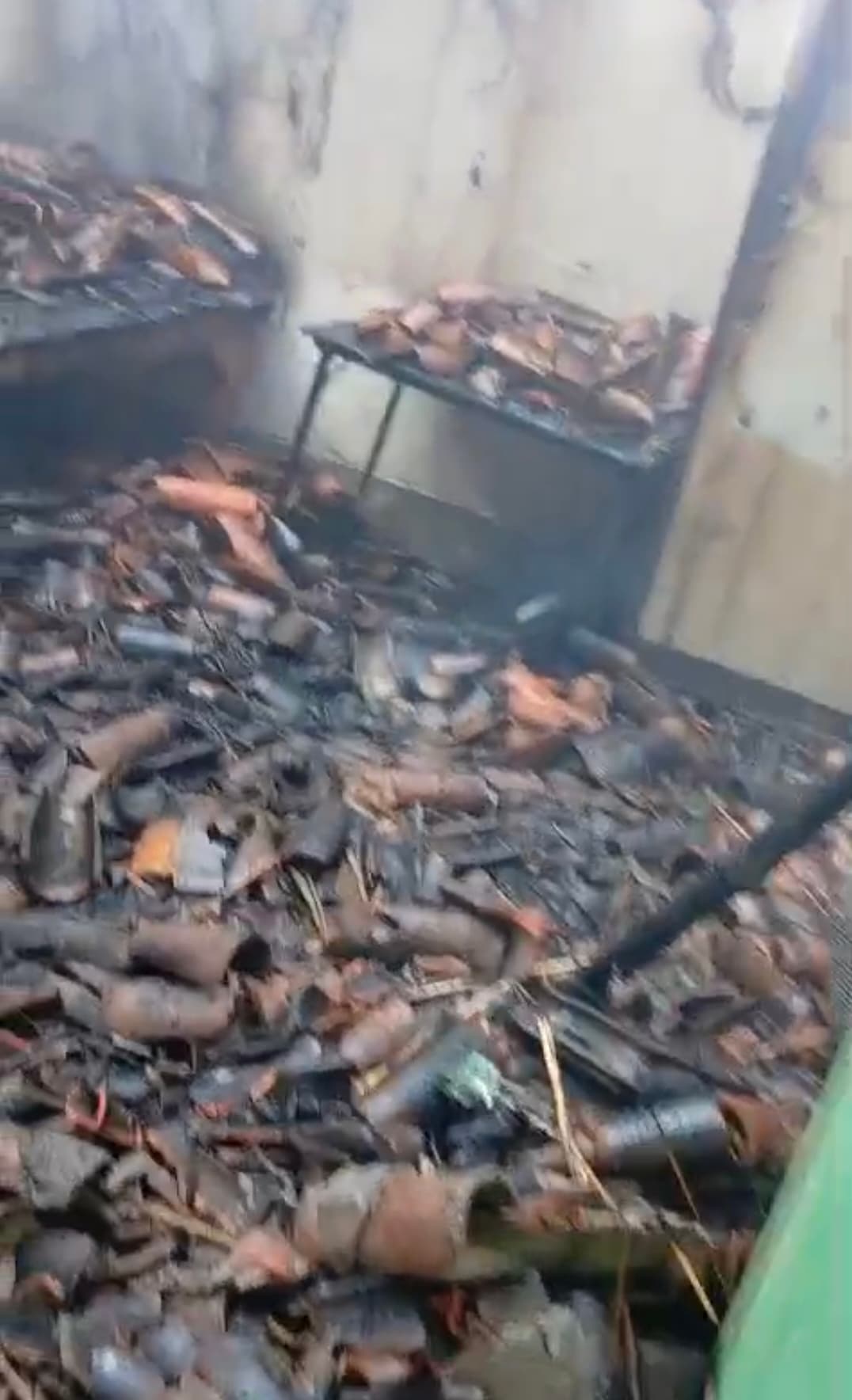 गुरुआ में पेवर ब्लॉक उद्योग में आग लगने से लाखों की क्षति