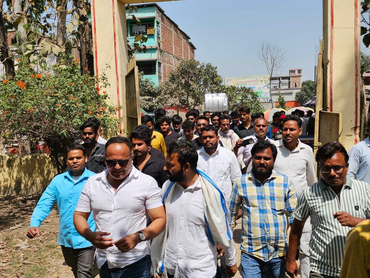 पदयात्रा पर निकले हिन्द सेना चीफ शिवदीप लांडे पहुंचे कटिहार