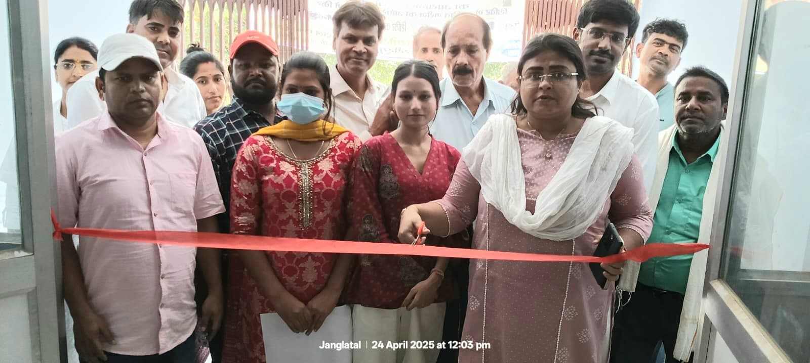 मुफ्त नेत्र जांच शिविर का किया गया आयोजन