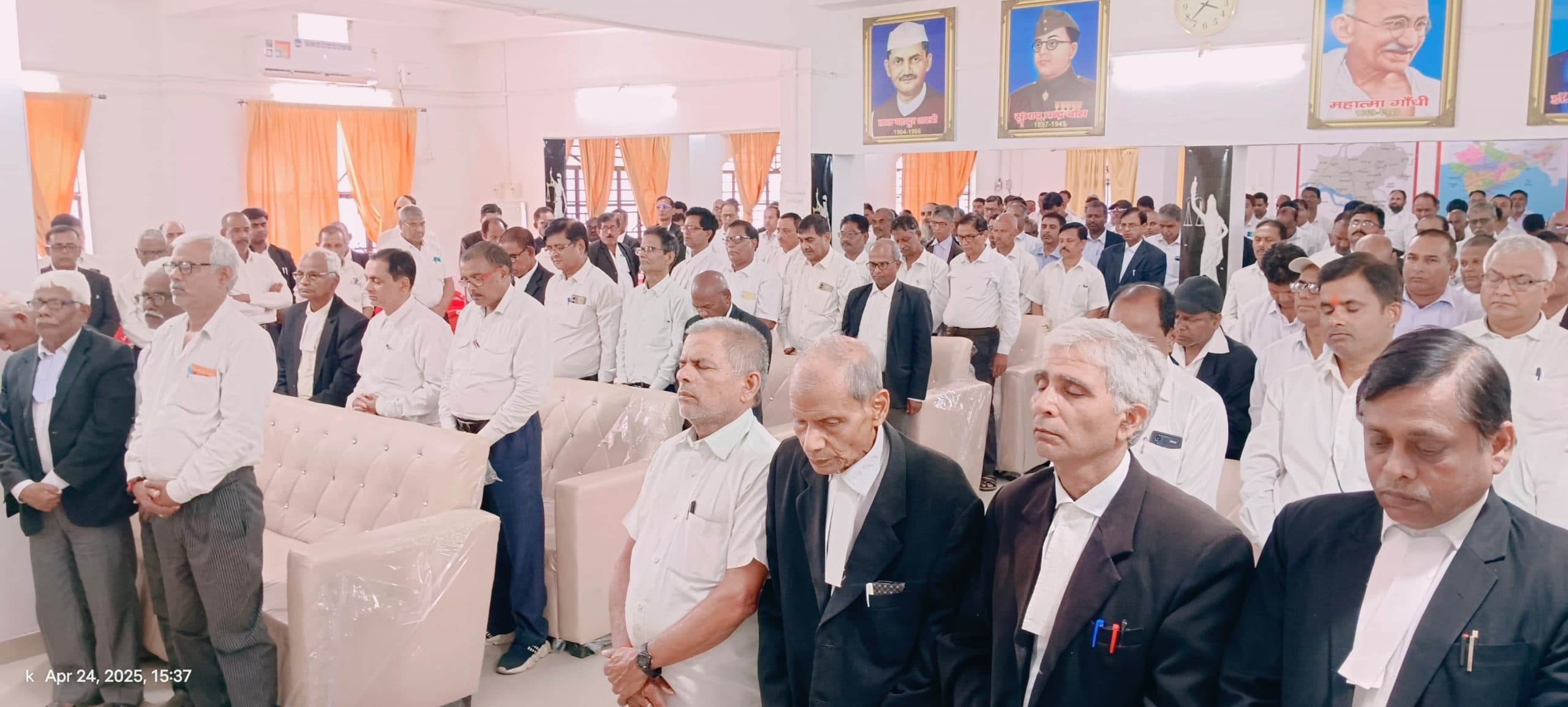 पहलगाम में आतंकवादियों के हाथों मारे गये लोगों के लिए शोक सभा आयोजित