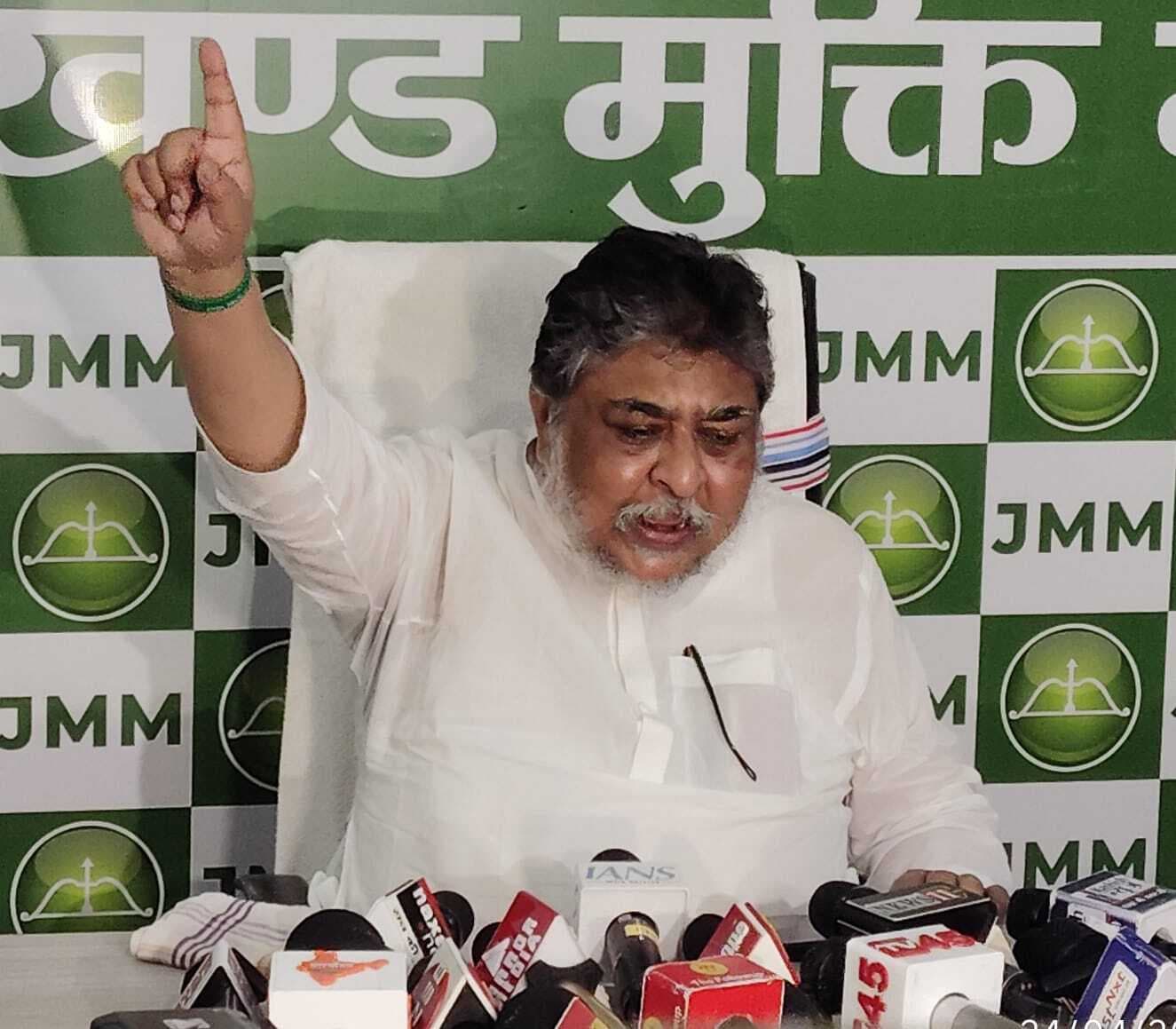 Political News : पूरा देश भारत सरकार के साथ, पानी रोकने से नहीं होगा, सबक सिखायें : झामुमो