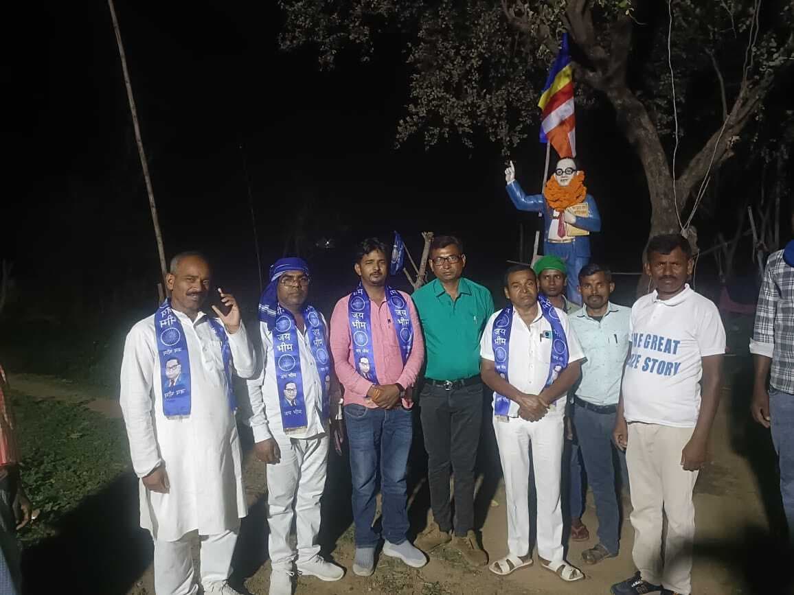 भोरसार गांव में धूमधाम से मनायी गयी आंबेडकर जयंती