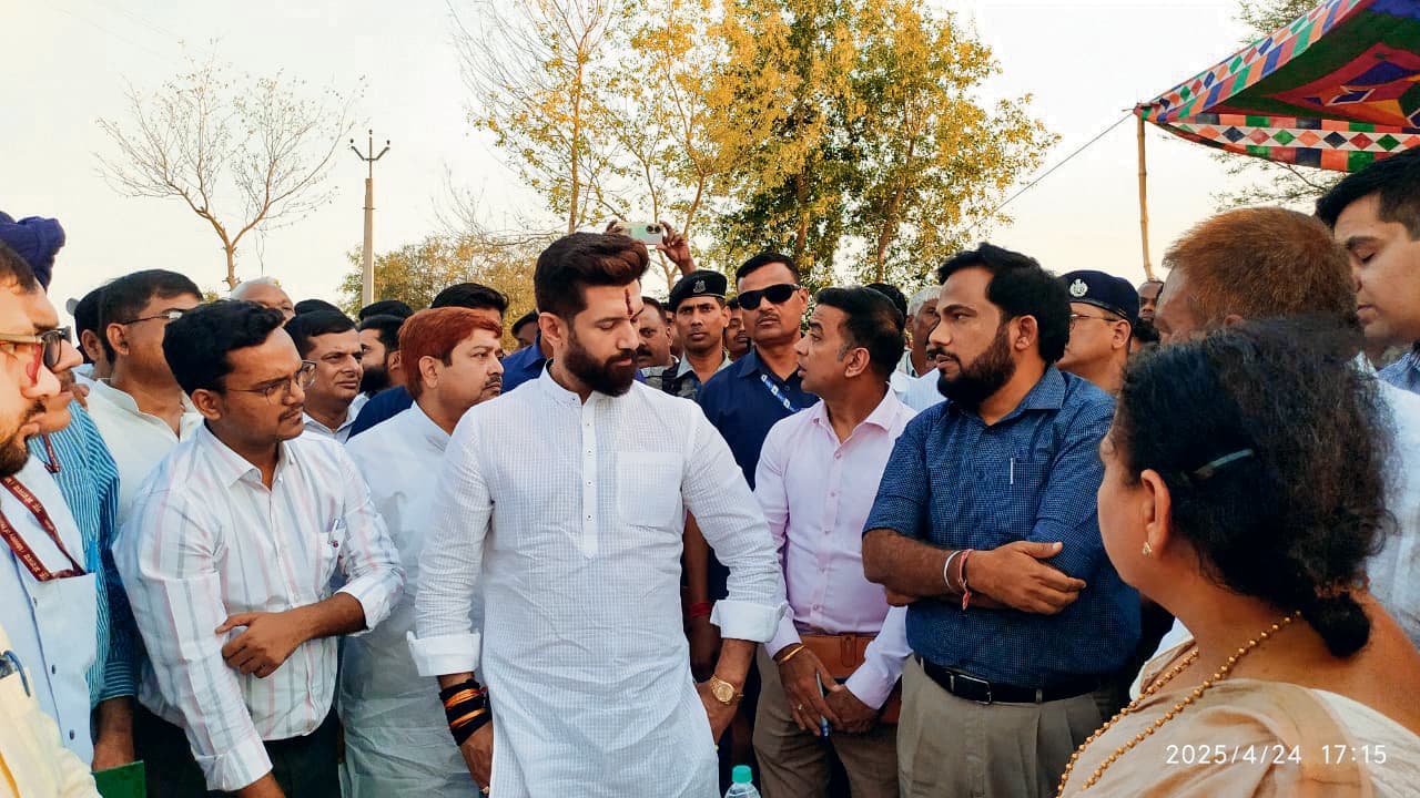 hajipur news. निफ्टेम की स्थापना से किसानों को उन्नत खेती की जानकारी के साथ सुविधाएं भी मिलेंगी : चिराग