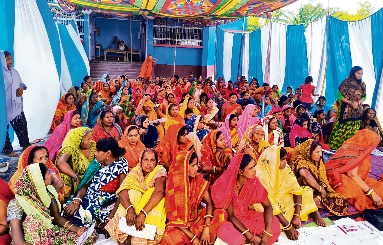 hajipur news. 273 ग्राम संगठनों में अब तक हुआ महिला संवाद