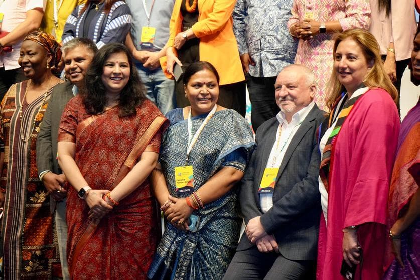 भारत समिट 2025 में शामिल हुईं मंत्री दीपिका पांडेय सिंह