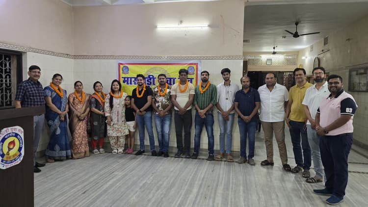 मारवाड़ी युवा मंच खूंटी नगर शाखा का चुनाव