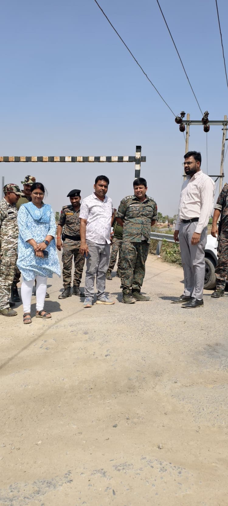 रेलवे डेडिकेटेड फ्रेट कॉरिडोर के कार्यों का निरीक्षण